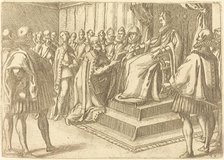 Reception of the Envoy of Poland, 1612. Creator: Jacques Callot.