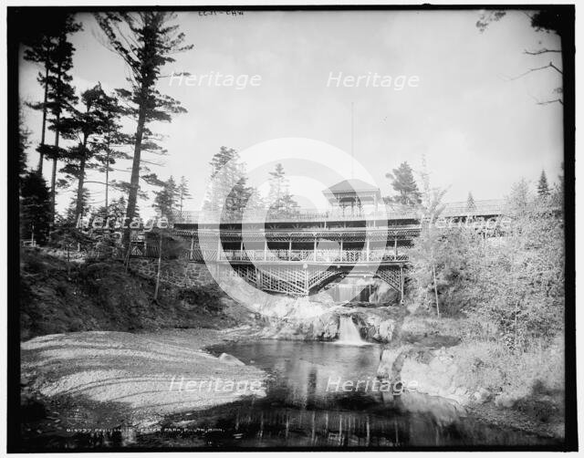 Pavilion in Lester Park, Duluth, Minn., c1902. Creator: William H. Jackson.
