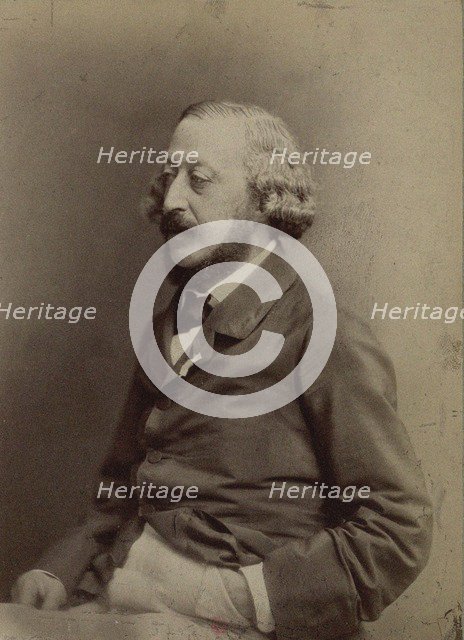 Portrait of the pianist and composer Stephen Heller (1813-1888), ca 1860.