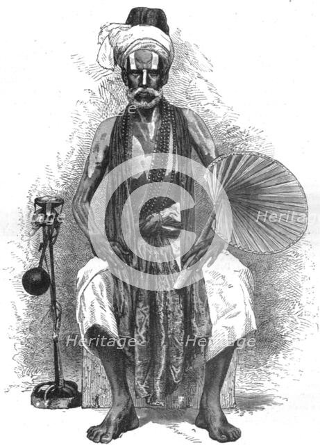 'Hindoo Mendicant at Hurdwar', 1875. Creator: Unknown.