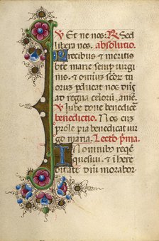 Decorated Text Page; Gualenghi-d'Este Hours, about 1469. Creator: Unknown.