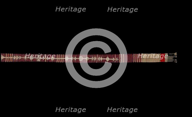 Ceremonial Waist Sash (ikak pinggang), Sumatra, 19th century. Creator: Unknown.