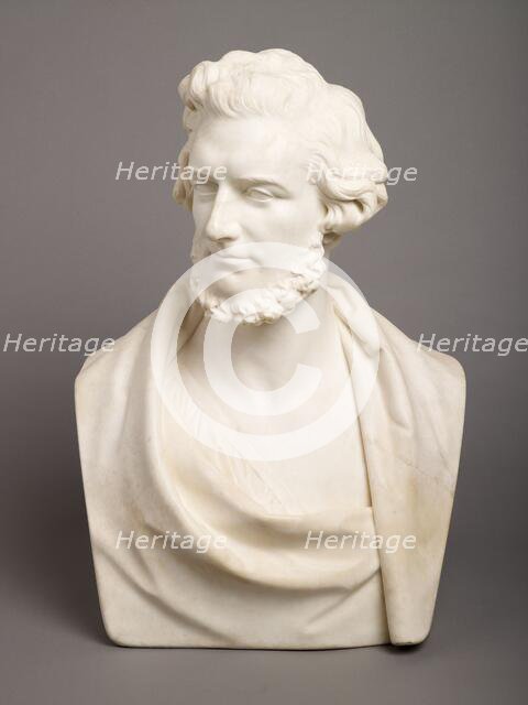 Bust of Felix Mendelssohn-Bartholdy, 1850. Creator: Peter Hollins.