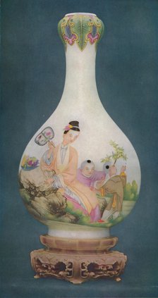 'Vase of Finest Enamelled Porcelain. Ch'Ien Lung Period, 1736-1796, (1927).  Artists: Edward F Strange, Unknown.