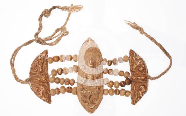 Buddhist ceremonial bracelet, 1800s. Creator: Unknown.