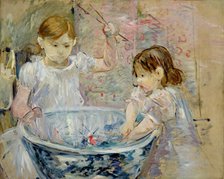 Enfants à la vasque, 1886. Creator: Morisot, Berthe (1841-1895).