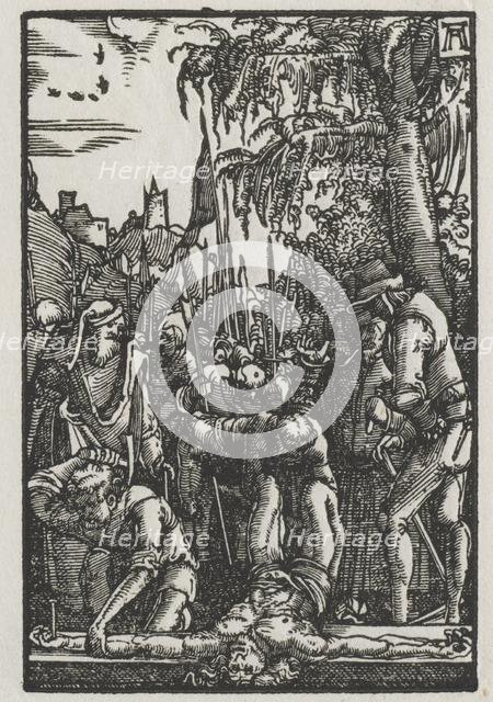 The Fall and Redemption of Man: Christ Nailed to the Cross, c. 1515. Creator: Albrecht Altdorfer (German, c. 1480-1538).