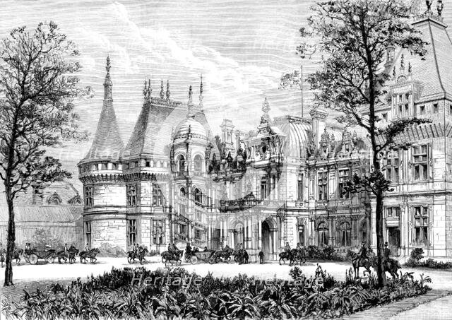 Arrival of the Queen at Waddesdon Manor, 1890. Creator: Unknown.