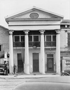 New Orleans Greek revival architecture, Louisiana, 1935. Creator: Walker Evans.