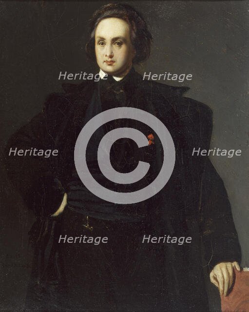 Victor Hugo, 1839. Creator: Louis Candide Boulanger.