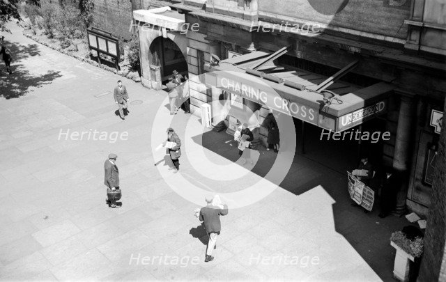 Charing Cross Underground Station, London, c1945-c1965. Artist: SW Rawlings