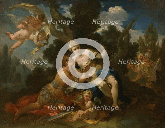 Rinaldo and Armida, 1720-1750. Creator: Michele Rocca.