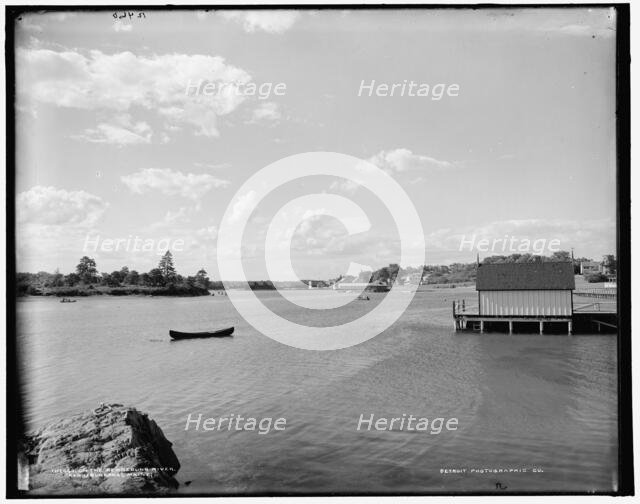 On the Kennebunk River, Kennebunkport, Maine, between 1890 and 1901. Creator: Unknown.