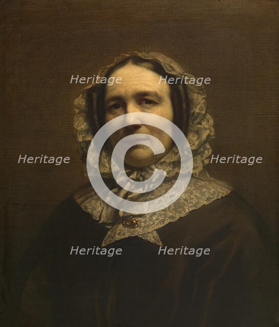 Madame LeDelier, 1854. Creator: Joseph Henri Francois Van Lerius.