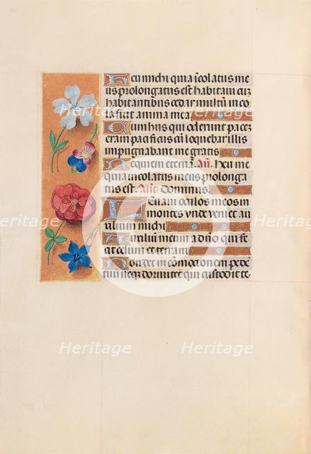 Hours of Queen Isabella the Catholic, Queen of Spain: Fol. 221v, c. 1500. Creator: Master of the First Prayerbook of Maximillian (Flemish, c. 1444-1519); Associates, and.