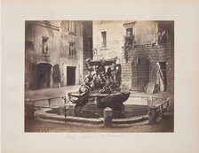 Piazza and Fountain of the Tartarughe, between 1811 and 1872. Creator: Robert MacPherson.