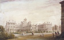 City of London Union Workhouse in Bow Road, Poplar, London, 1849. Artist: Anon