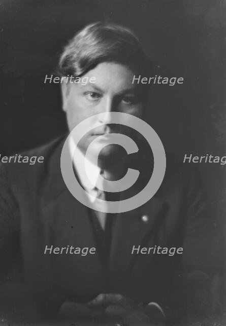 Hamilton, Clayton, Mr., portrait photograph, 1917 Sept. 20. Creator: Arnold Genthe.