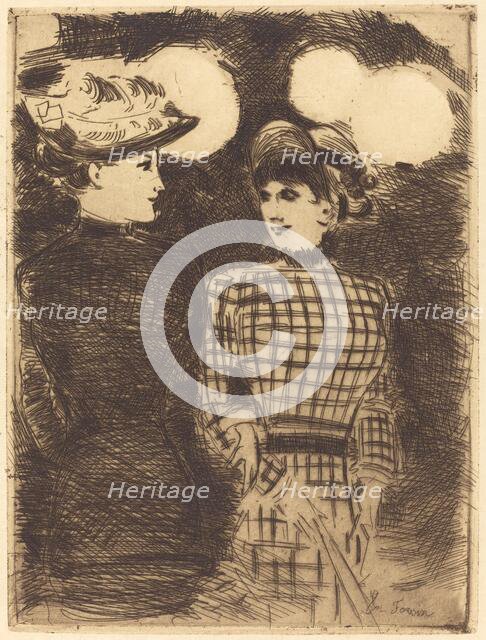 To Bullier's, c. 1876. Creator: Jean Louis Forain.