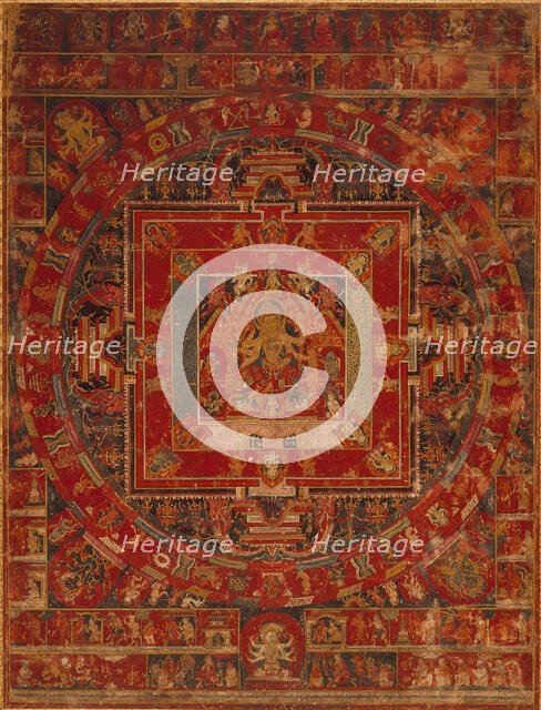 Mandala of Vasudhara, 1495. Creator: Anon.