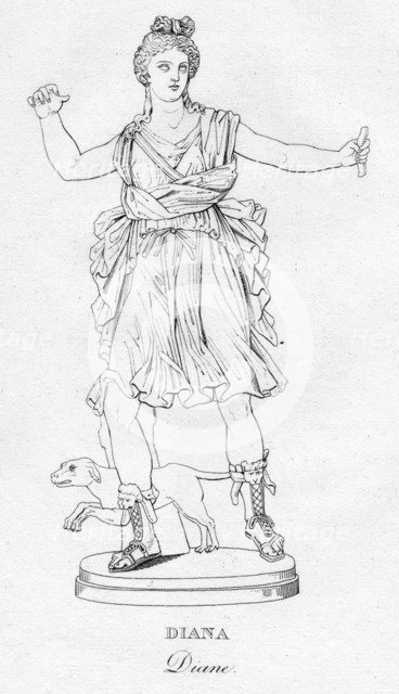 'Diana (Diane)', c1850. Artist: Unknown.
