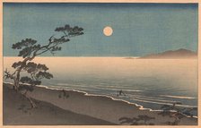 Suma Beach in Moonlight, c1930. Creator: Yoshimune, Utagawa II (1863-1941).