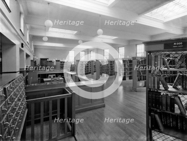 Library in Grove Park, Moorside Road, Downham, Lewisham, London. Artist: Herbert Felton