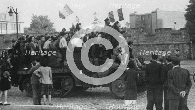 Liberation of Paris, August 1944. Artist: Unknown