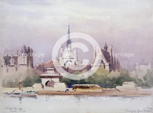 'Temple from the River', 1904.  Artist: William Alister Macdonald