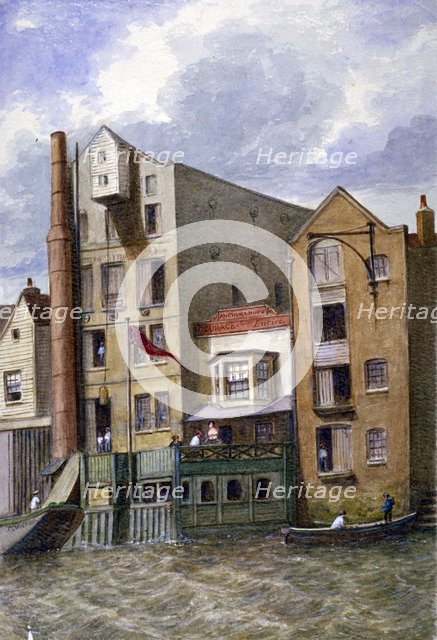 Anchor and Hope Inn, New Crane Stairs, Shadwell, London, c1870. Artist: JT Wilson
