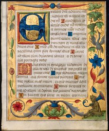 Leaf from a Psalter and Prayerbook…, c. 1524. Creator: Unknown.