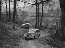 Standard Twelve of K Picken at the Standard Car Owners Club Southern Counties Trial, 1938. Artist: Bill Brunell.