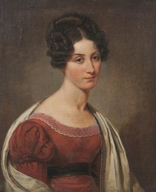 Margaret Seton (1805-1870), born in Scotland, active in Sweden, married to Baron Colonel..., 1826. Creator: Johan Gustaf Sandberg.