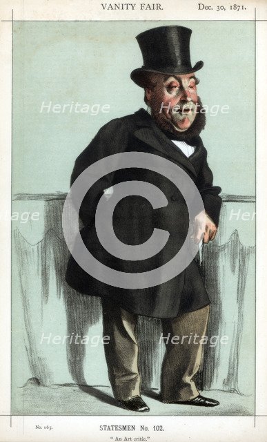 'An art critic', 1871.Artist: Coide