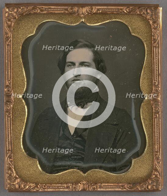 Portrait of a Man with Chin Beard, about 1850. Creator: Unknown.