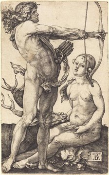 Apollo and Diana, 1504/1505. Creator: Albrecht Durer.