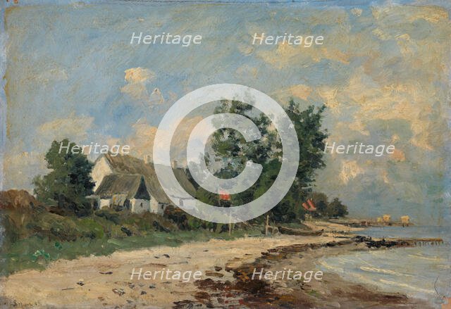 House by the Seaside, 1885. Creator: Jacob Oxholm Schive.