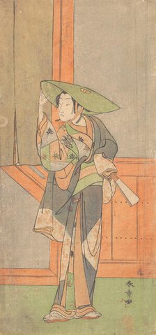 The First Nakamura Tomijuro in the Role of Izaemon, 2nd month, 1771. Creator: Shunsho.