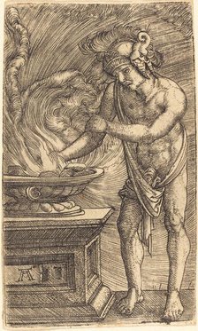 Mucius Scaevola, c. 1520/1530. Creator: Albrecht Altdorfer.