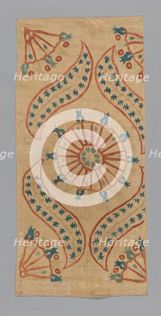 Fragment (Cushion Cover), Turkey, 1675/1700. Creator: Unknown.