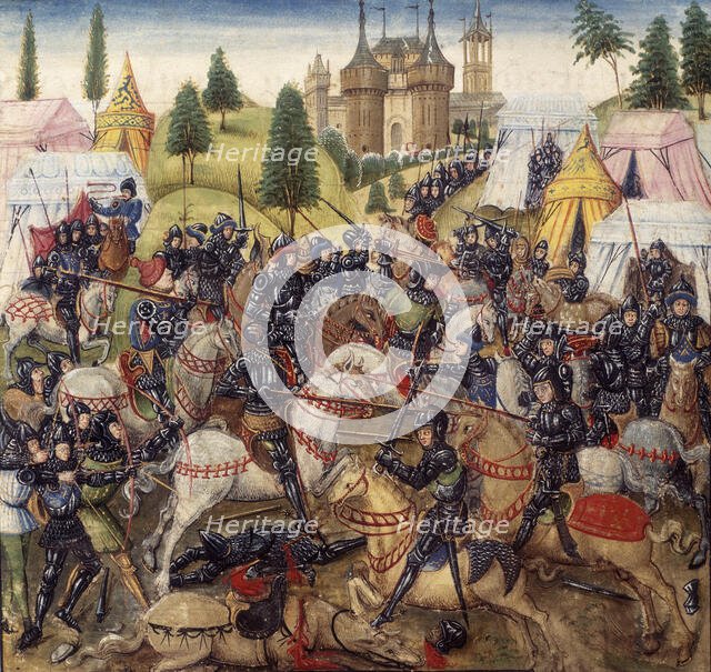 Battle of Hastings, 1066, (second half of 15th century). Creator: Unknown.