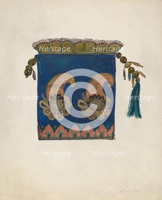 Reticule, c. 1937. Creator: Edna C. Rex.