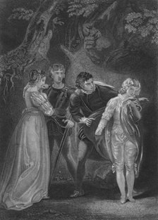 Act V Scene iv from The Two Gentlemen of Verona, c19th century. Artist: Unknown.
