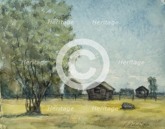 Barn, 1930. Creator: Juho Makela.