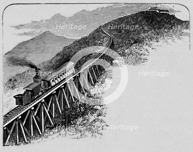 'Mount Washington Railway', 1883. Artist: Unknown.