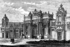Principal entrance to the Sultan's new palace at Constantinople…, 1862. Creator: Mason Jackson.