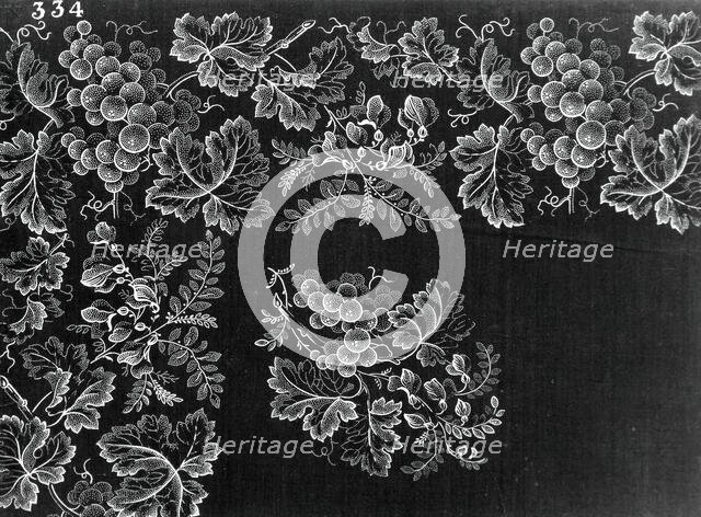 Mouchoirs (Volumes I and II), France, 19th century. Creator: Unknown.