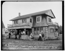 Cottage of J.C. Cabanne, Pointe aux Barques, between 1890 and 1901. Creator: Unknown.