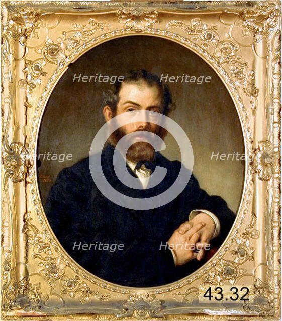 John Frederick Kensett, 1854. Creator: Charles Loring Elliott.