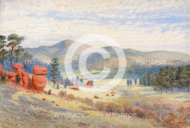 In Monument Park, Colorado, 1874. Creator: Walter Paris.